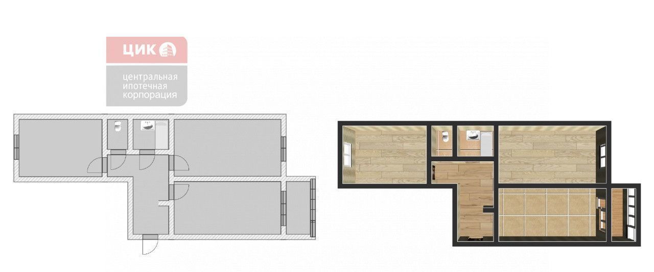 квартира г Рязань р-н Октябрьский ул 2-я Новоселковская 6 фото 19