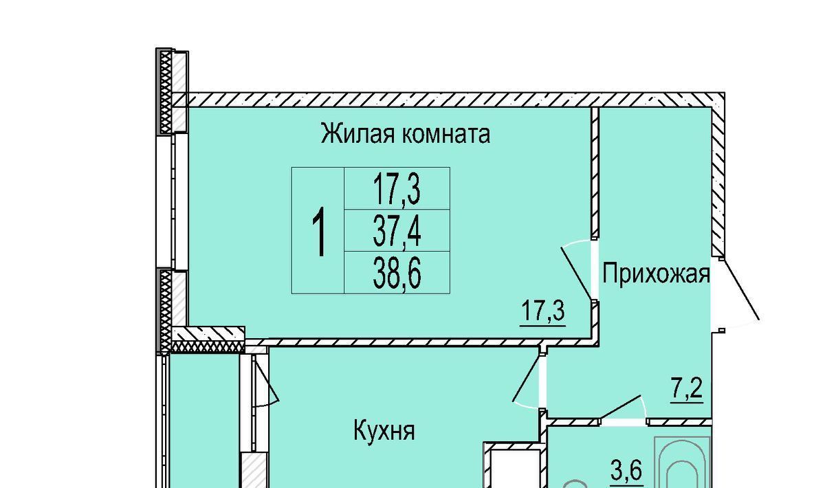 квартира г Мытищи проезд 1-й Щелковский 6 Медведково фото 1