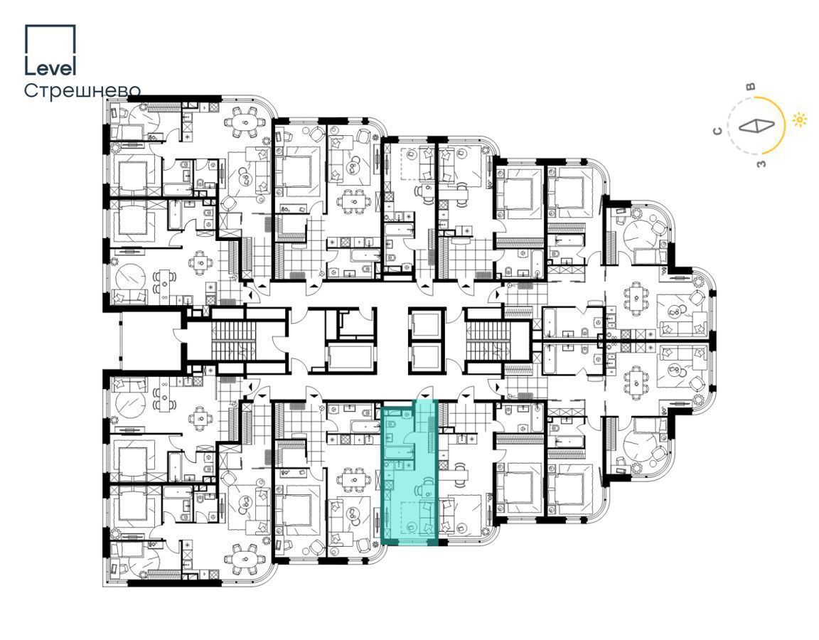 квартира г Москва метро Тушинская ш Волоколамское 3 д. 81/2 фото 2