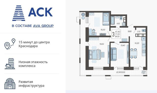 г Краснодар р-н Прикубанский микрорайон 9-й километр ул Ярославская 115/2 фото