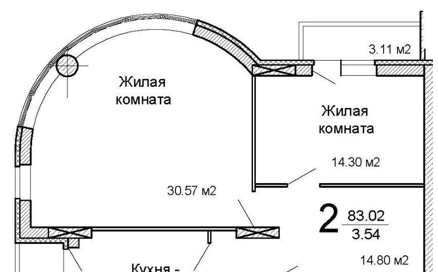 квартира г Нижний Новгород р-н Нижегородский Горьковская ул Семашко 28 фото 1