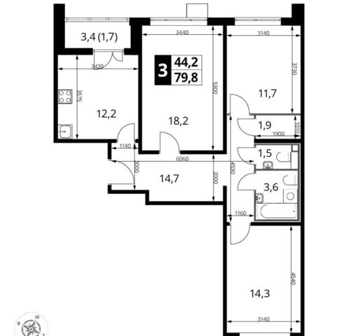 квартира г Люберцы проезд Проектируемый 4296 корп. 4. 1, Некрасовка фото