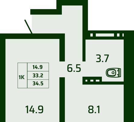 квартира г Красноярск р-н Октябрьский ул Норильская 50 фото 1