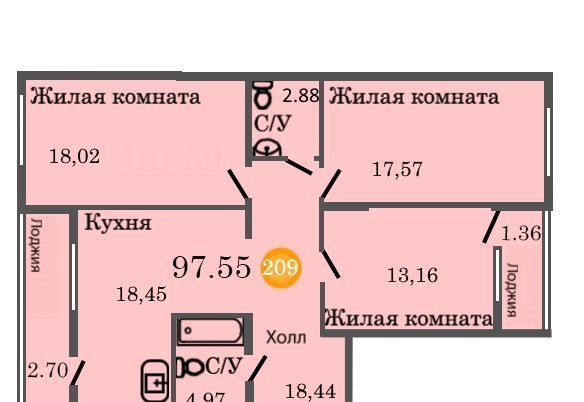 г Калининград р-н Центральный район Хуфен ул Генерал-фельдмаршала Румянцева 7 фото