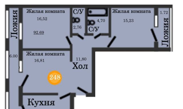 г Калининград р-н Центральный район Хуфен ул Генерал-фельдмаршала Румянцева 7 фото