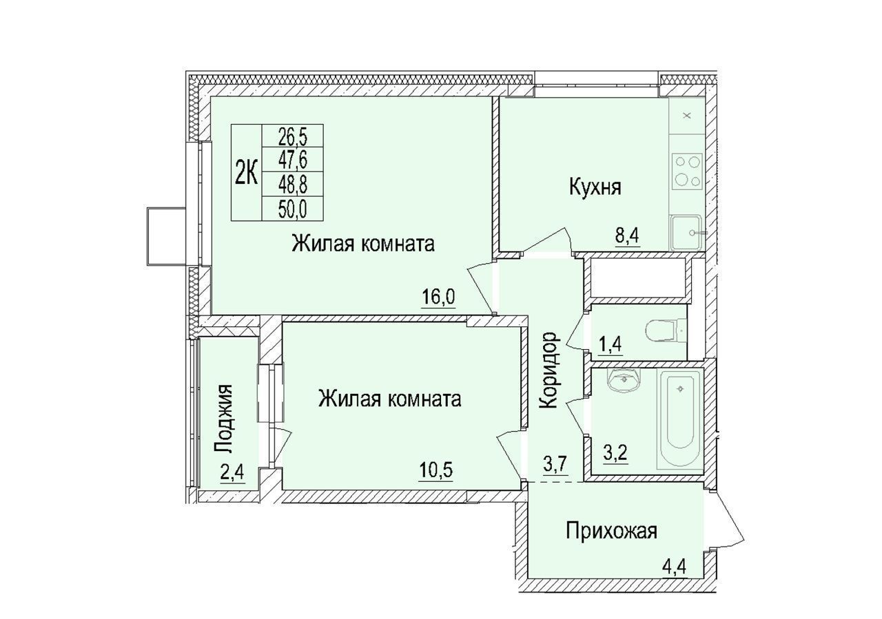 квартира г Мытищи Леонидовка пр-кт Олимпийский 37 ул Академика Каргина мкр. 36, корп. 7, 1-й Щелковский пр-д, 36а фото 1