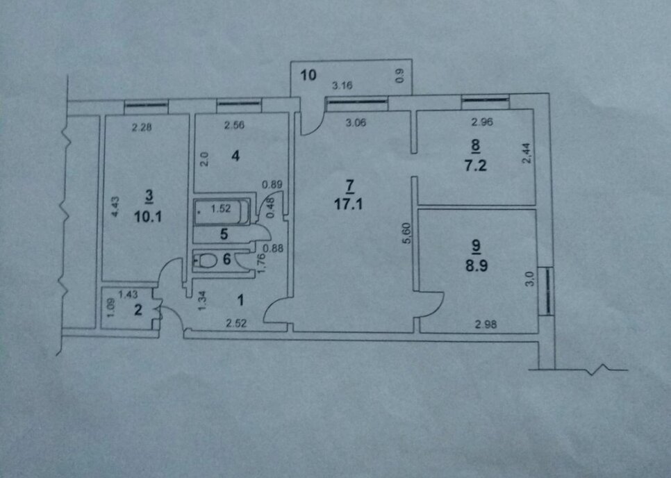 квартира г Балаково улица Набережная Леонова, 42 фото 3