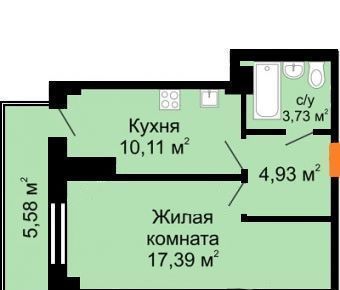 квартира г Ростов-на-Дону р-н Октябрьский Военвед ул Оганова 20с/4 фото 1