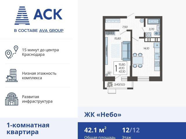 г Краснодар р-н Прикубанский мкр им Петра Метальникова ул Ярославская 3 д. 115 фото