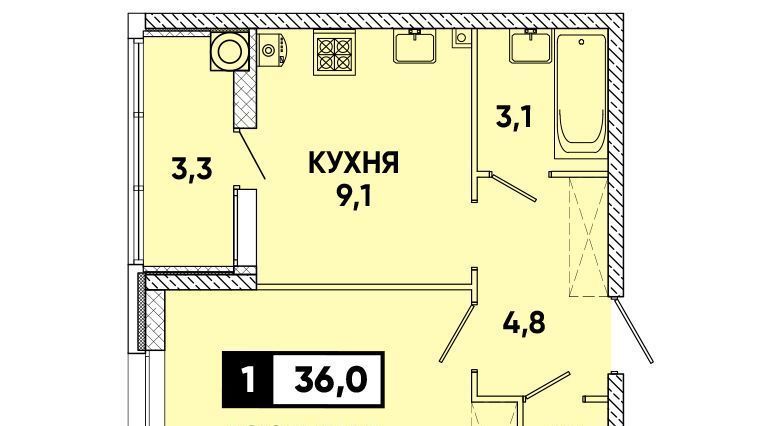 квартира г Ставрополь р-н Промышленный ул Тухачевского 31/2 фото 1