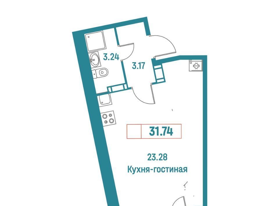 квартира р-н Всеволожский г Мурино ул Екатерининская 18/3 Девяткино фото 1