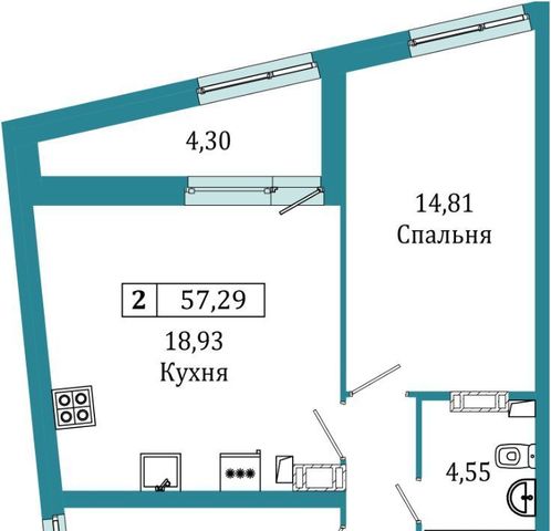 р-н Всеволожский г Мурино ул Екатерининская 16/5 Девяткино фото