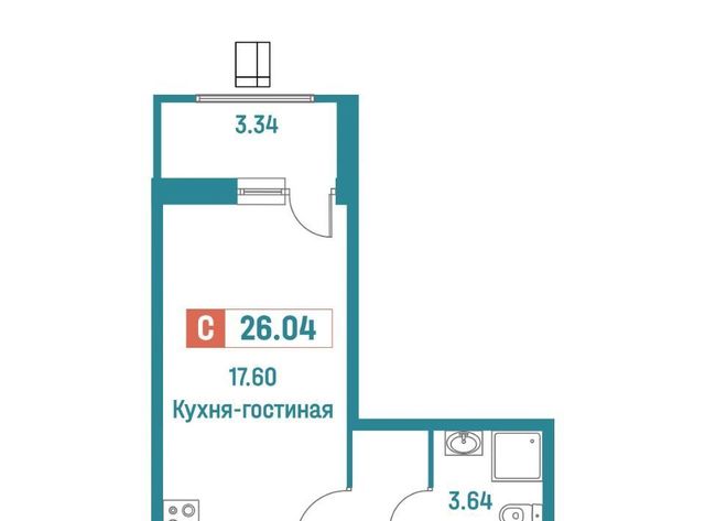 квартира р-н Всеволожский г Мурино ул Екатерининская 16/4 Девяткино фото