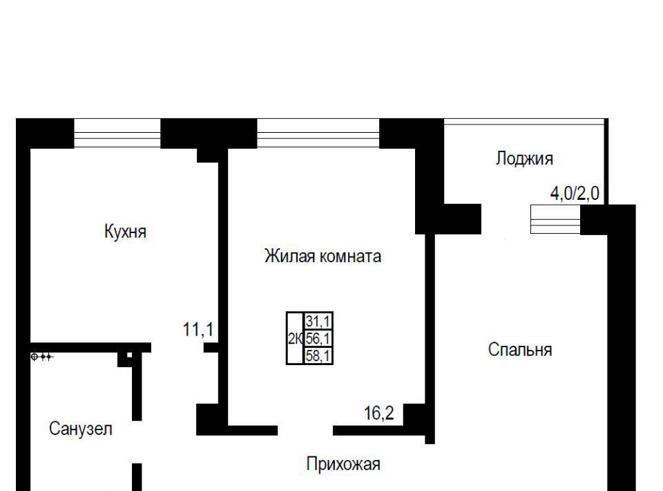 квартира г Красноярск р-н Свердловский ул Свердловская с 3 фото 1