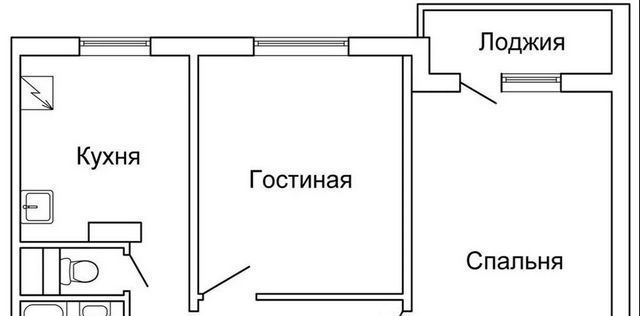 квартира г Кемерово р-н Заводский пр-кт Молодежный 13б фото 1