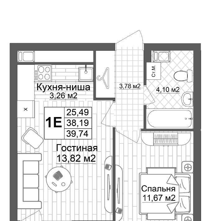 квартира г Нижний Новгород Кировская ЖК «Каскад на Автозаводе» фото 1