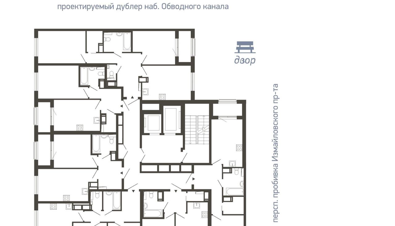 квартира г Санкт-Петербург метро Балтийская ЖК Галактика Измайловское муниципальный округ фото 2