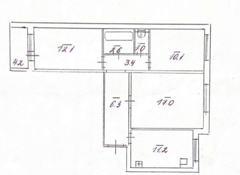 квартира г Саратов р-н Волжский ул Малая Горная 61/77 фото 40