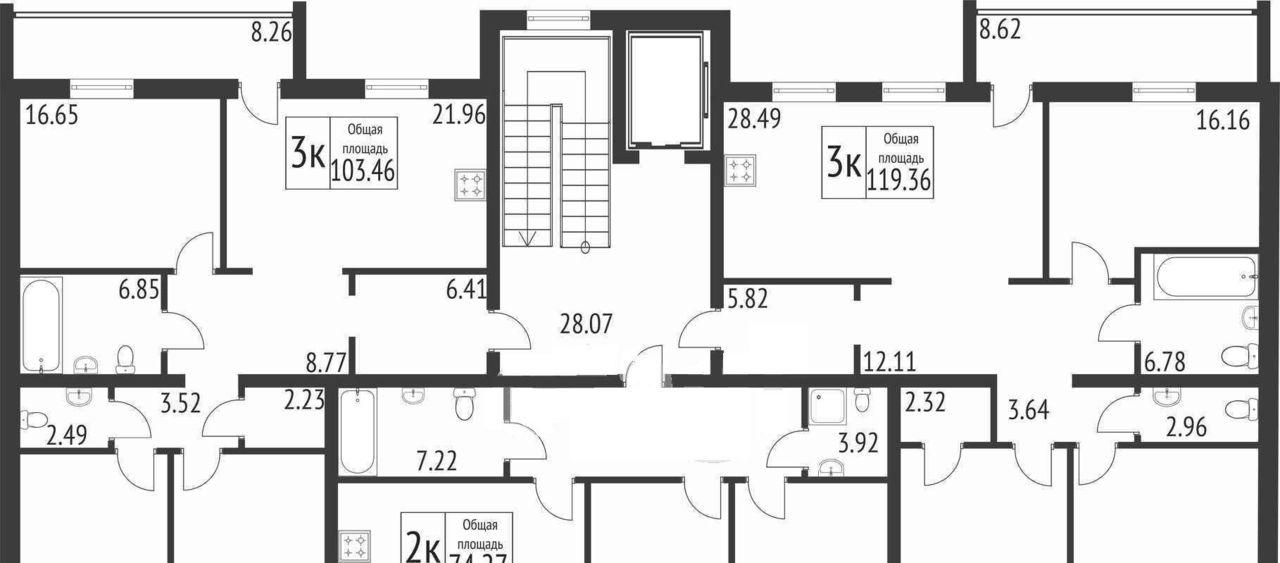 квартира г Тюмень р-н Центральный ул Тимофея Кармацкого 5к/2 фото 2