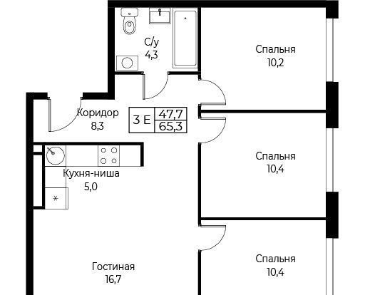 квартира г Москва ул Намёткина 10д Воронцовская фото 1