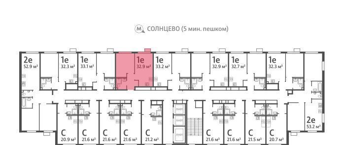 квартира г Москва метро Солнцево ЖК Лучи-2 фото 3