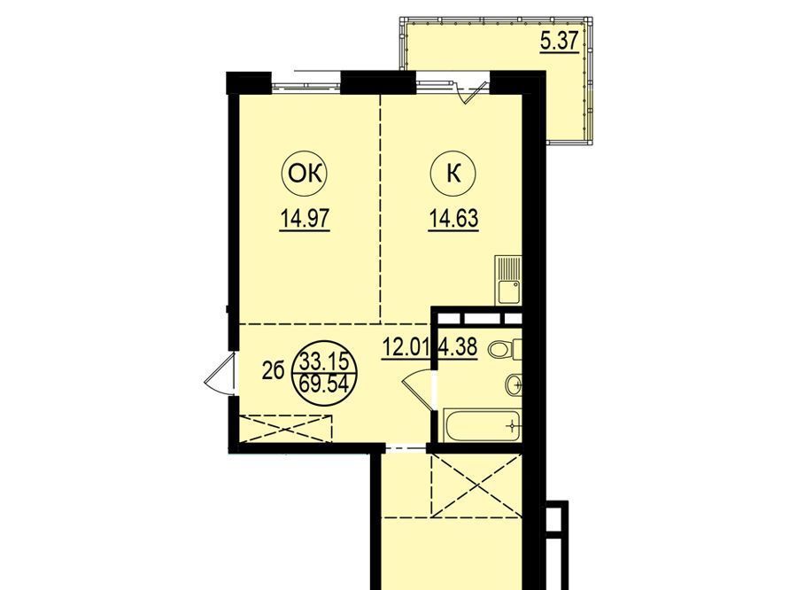 квартира р-н Иркутский п Молодежный ул Березовая 15/2 фото 1