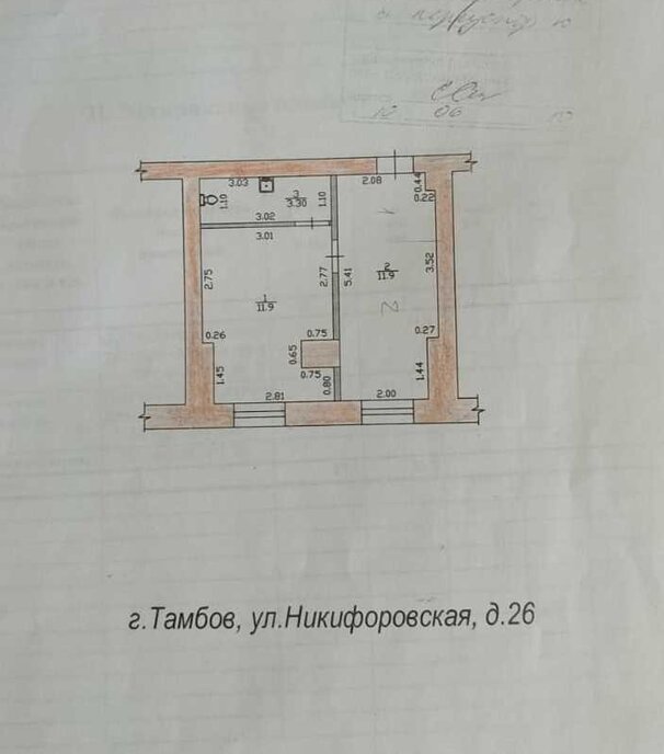 квартира г Тамбов р-н Октябрьский ул Никифоровская 26 фото 15