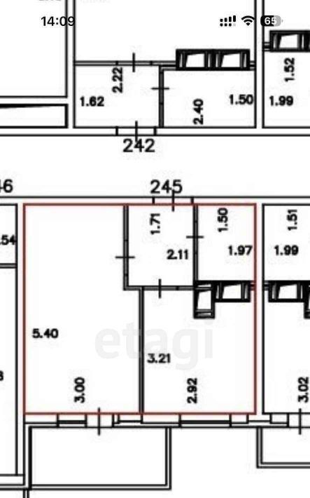 квартира р-н Всеволожский г Мурино пр-кт Авиаторов Балтики 17 Девяткино фото 1