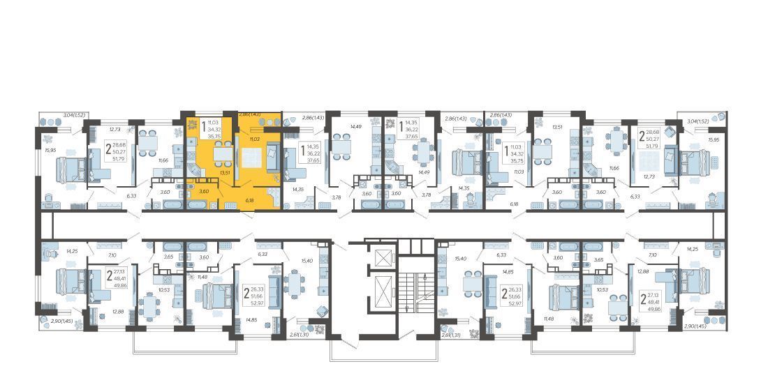 квартира г Краснодар р-н Карасунский ул Богатырская 11/7 фото 3