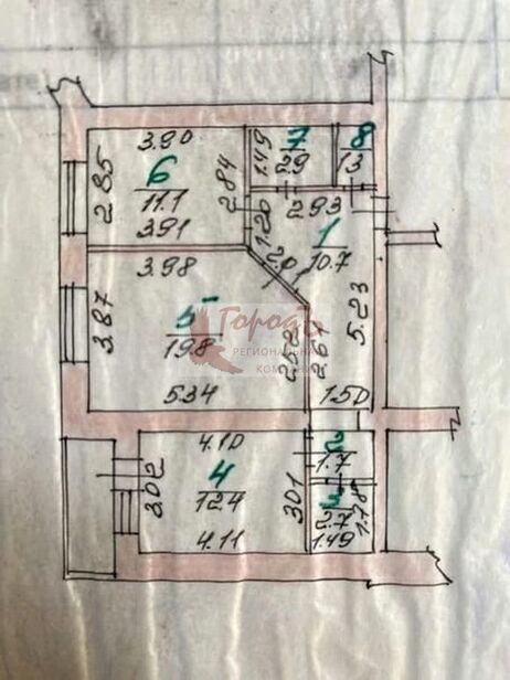 квартира г Орел р-н Заводской ул Комсомольская 269 фото 2