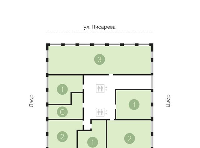 квартира г Новосибирск Маршала Покрышкина ул Семьи Шамшиных 93/3 фото