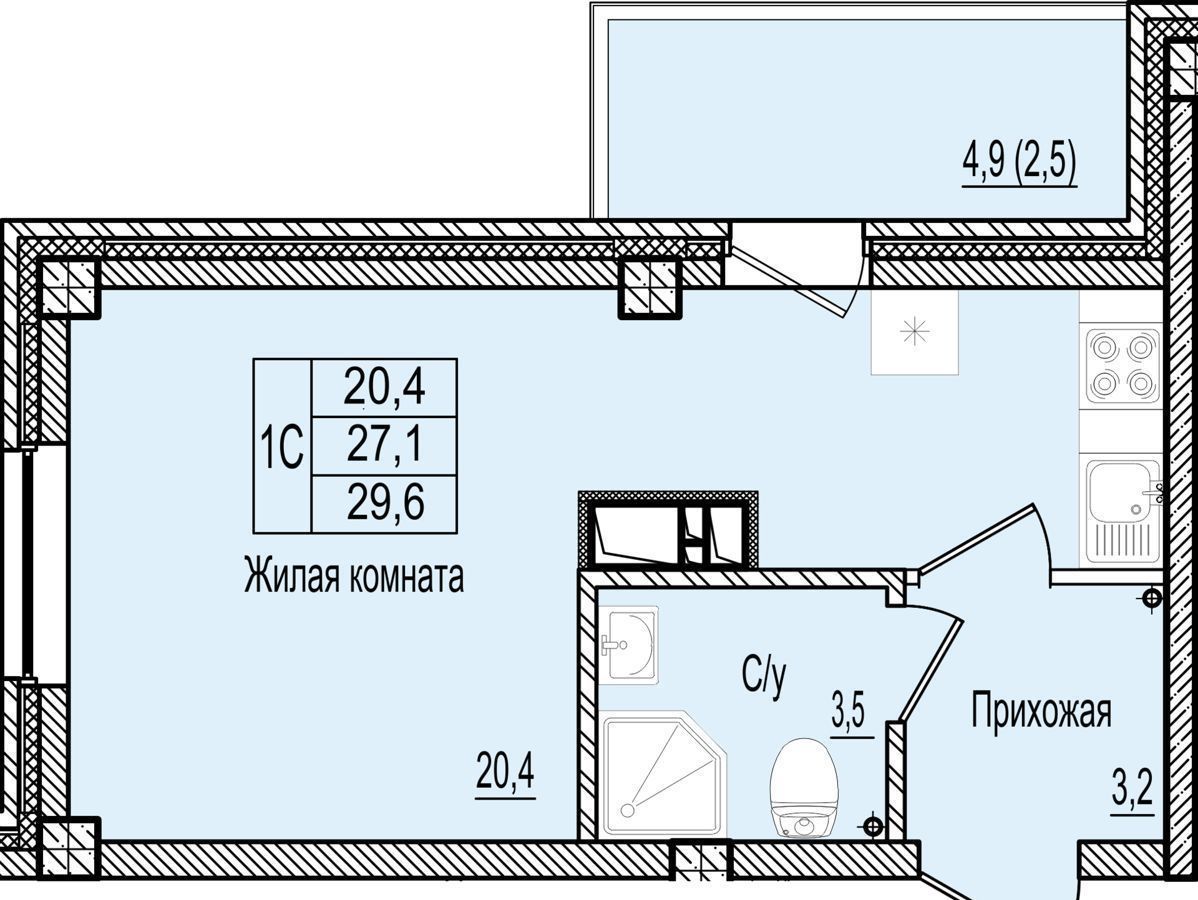 квартира г Псков Овсище Запсковье ул Ижорского Батальона 55 ЖК «Оптима» фото 1