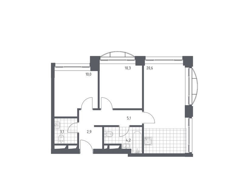 квартира г Москва метро Тульская МФК «Новоданиловская 8» к 3 фото 1