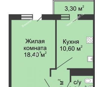 квартира г Краснодар р-н Карасунский микрорайон Гидростроителей ул Гидростроителей 59/2 фото 2