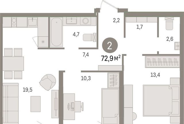 г Сургут 35-й микрорайон ЖК квартал Новин 35-й фото