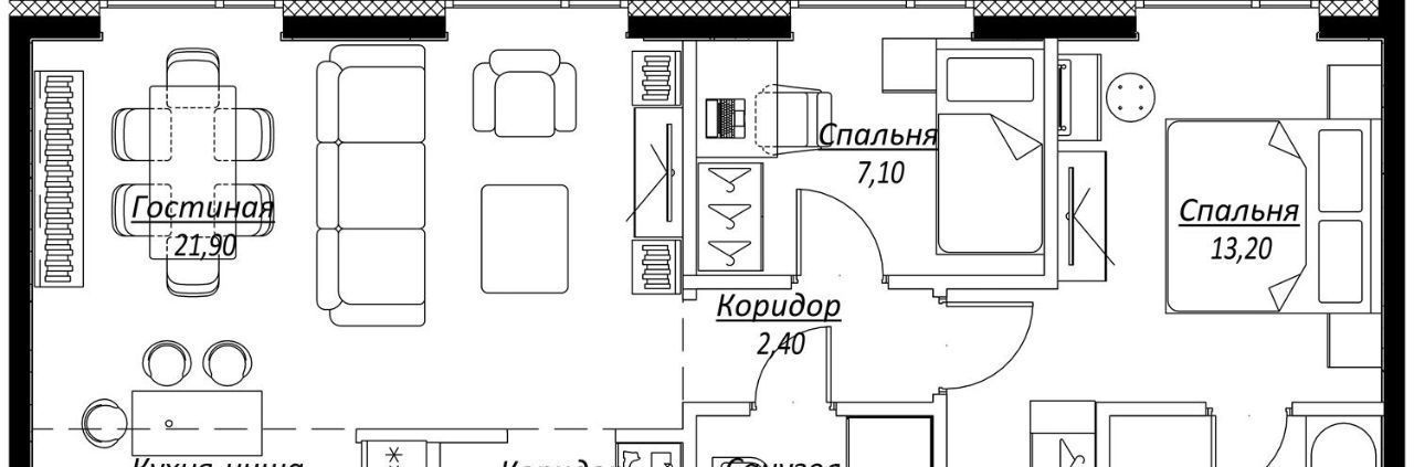 квартира г Москва метро Белорусская САО Северный Беговой ЖК Слава к 1 фото 1