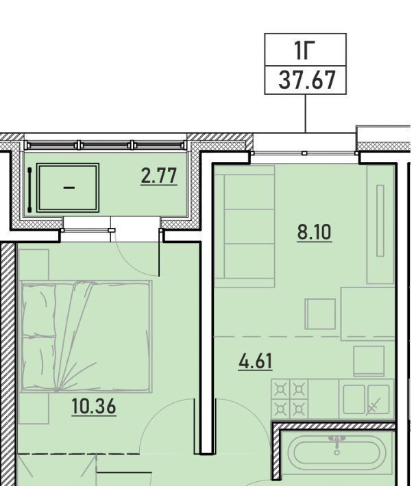 квартира г Иркутск р-н Ленинский ЖК Zenith фото 1