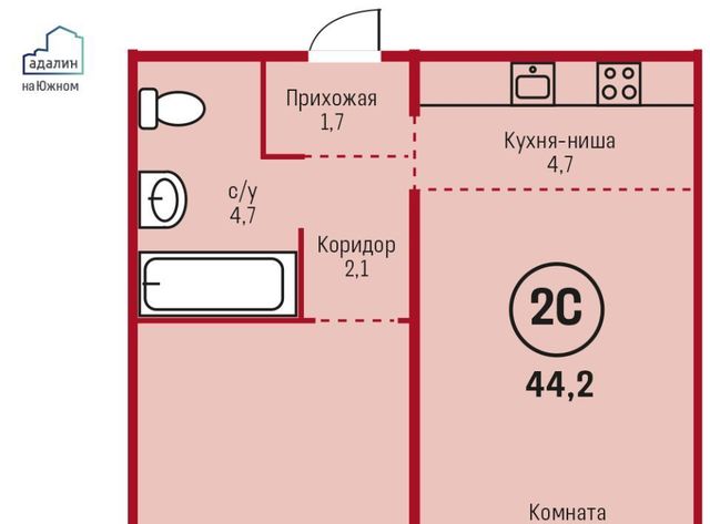 г Барнаул рп Южный ул Герцена 3к/1 р-н Центральный фото