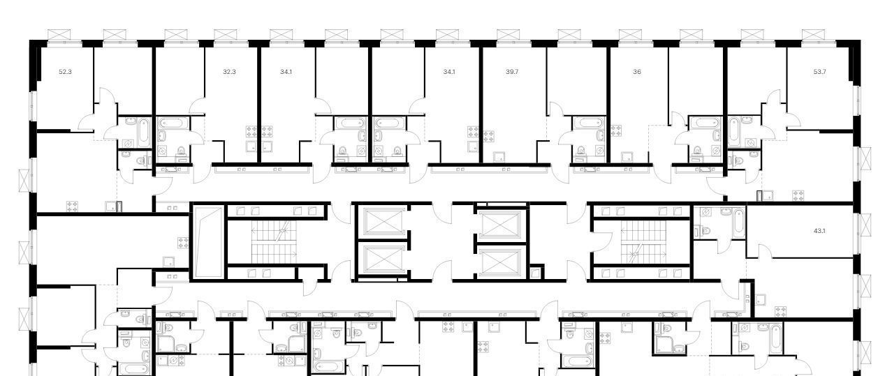 квартира г Москва метро Кантемировская б-р Кавказский 1/1 Бульвар 51 ЖК фото 2