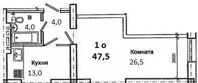 квартира г Пятигорск пер Первомайский 12 ЖК по ул. Первомайской 51/16 фото 1