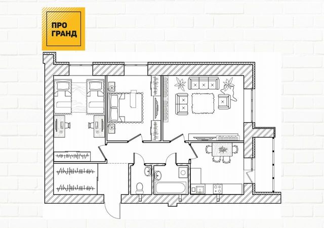 квартира г Кемерово р-н Ленинский б-р Строителей 60к/3 фото