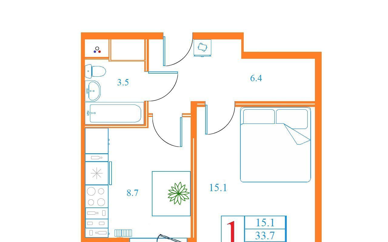 квартира г Дмитров ул Шлюзовая 8к/3 фото 1