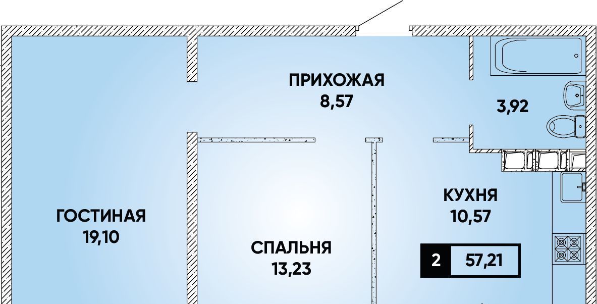 квартира г Краснодар р-н Прикубанский ЖК Архитектор фото 1