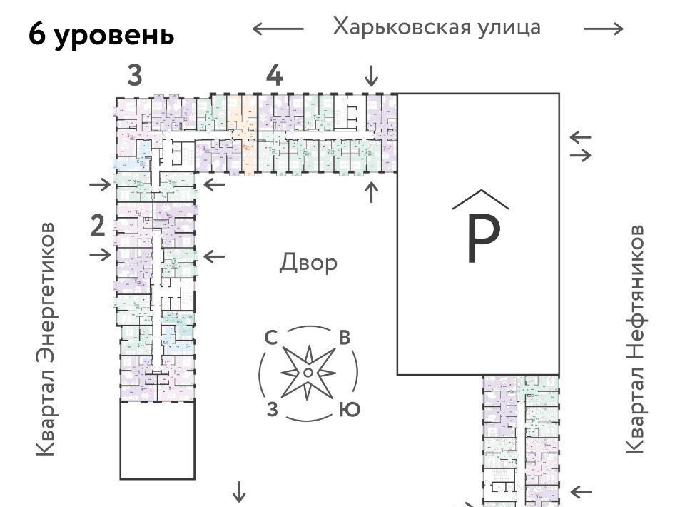 квартира г Тюмень р-н Ленинский Букино ул Харьковская 72б жилой комплекс Сердце Сибири фото 3