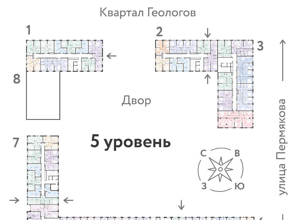 квартира г Тюмень р-н Ленинский ул 50 лет Октября 63г фото 3