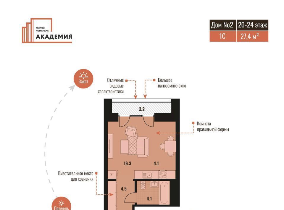 квартира г Новосибирск Октябрьская ул Шевченко 19/1к 2 фото 1