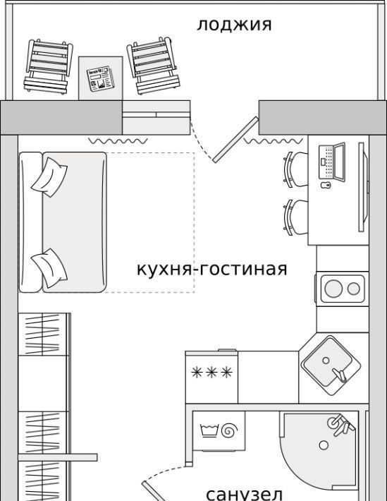 квартира р-н Всеволожский п Бугры ЖК Новые Горизонты Девяткино фото 1