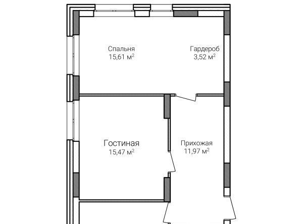 квартира г Нижний Новгород Горьковская ЖК Зенит-2 фото 1