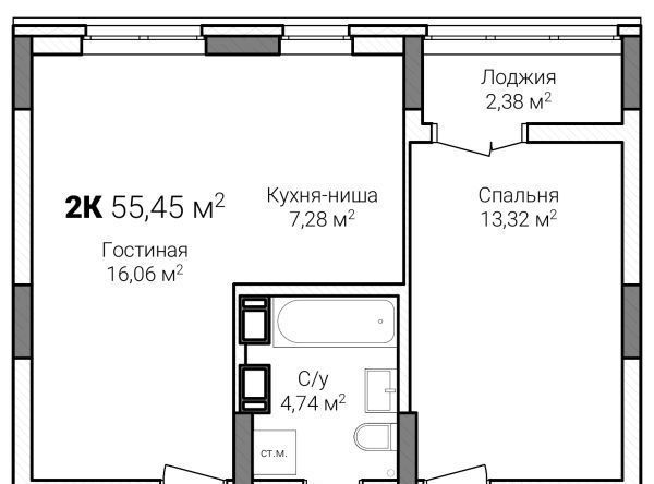 квартира г Нижний Новгород Горьковская ул Героя Советского Союза Аристархова фото 1