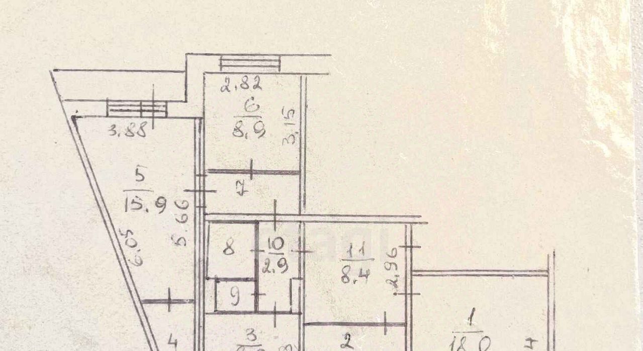 квартира г Кемерово р-н Заводский ул Свободы 23б фото 19